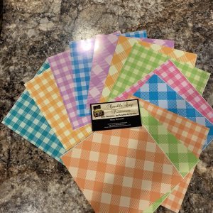 Summer Plaid Vinyl Sheet Pack