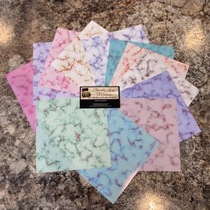 Pastel Marble Vinyl Sheet Pack