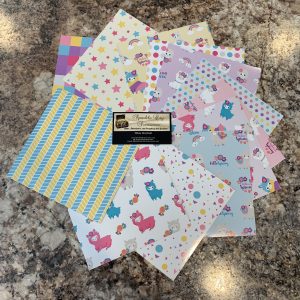 Spring Llama Vinyl Sheet Pack