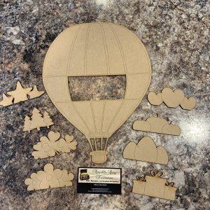 Hot Air Balloon DIY Kit with 8 Interchangeable Inserts