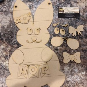 Bunny Hop Create a Face Doorhanger Kit