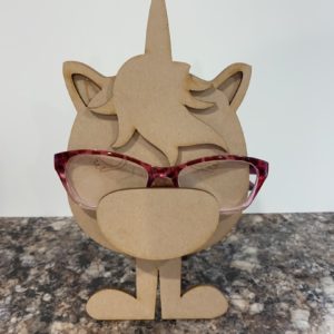Unicorn Glasses Holder Unfinished DIY Kit