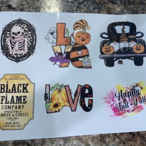 Fall Love Decal Sheet – Tru Color Tumbler Decals