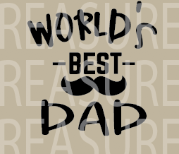 World’s Best Dad SVG