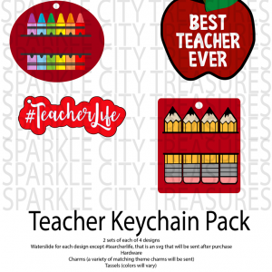 Teacher Keychain pack