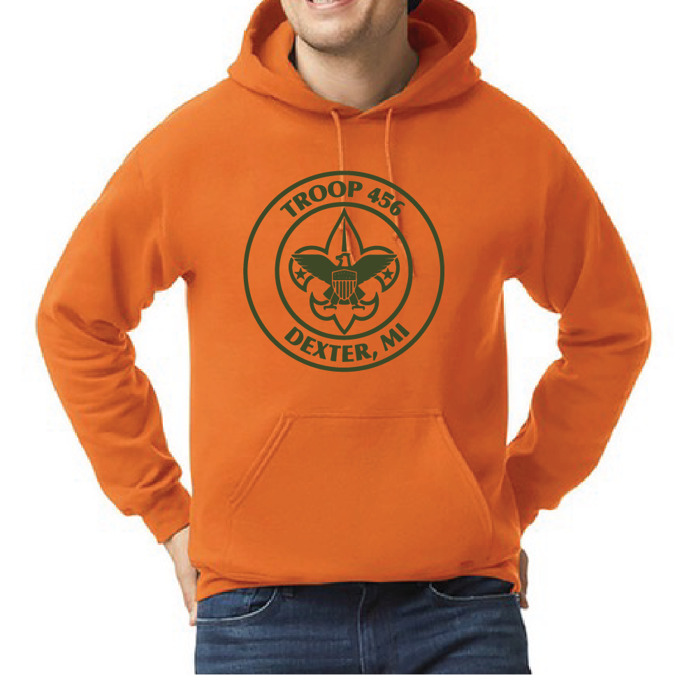 Troop 456 Adult Hoodie with Logo