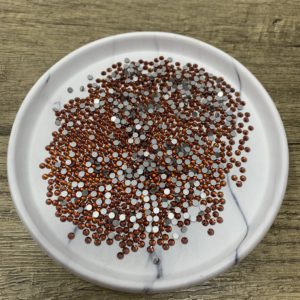 SS10 Flat Back Amber Rhinestones