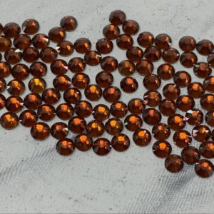 SS10 Flat Back Amber Rhinestones