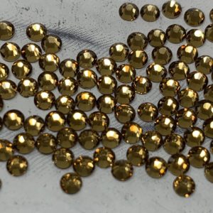 SS10 Flat Back Lt Topaz Rhinestones