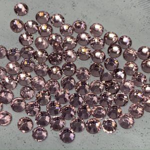 SS10 Flat Back Lt Rose Rhinestones