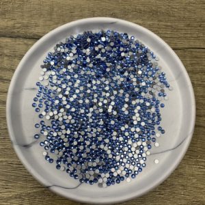 SS10 Flat Back Lt Sapphire Rhinestones