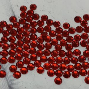 SS10 Flat Back Lt Siam Rhinestones