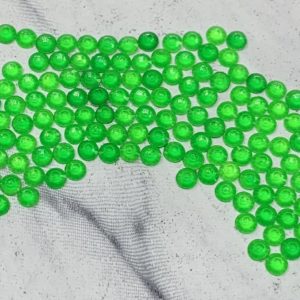 SS10 Flat Back Neon Green Rhinestones