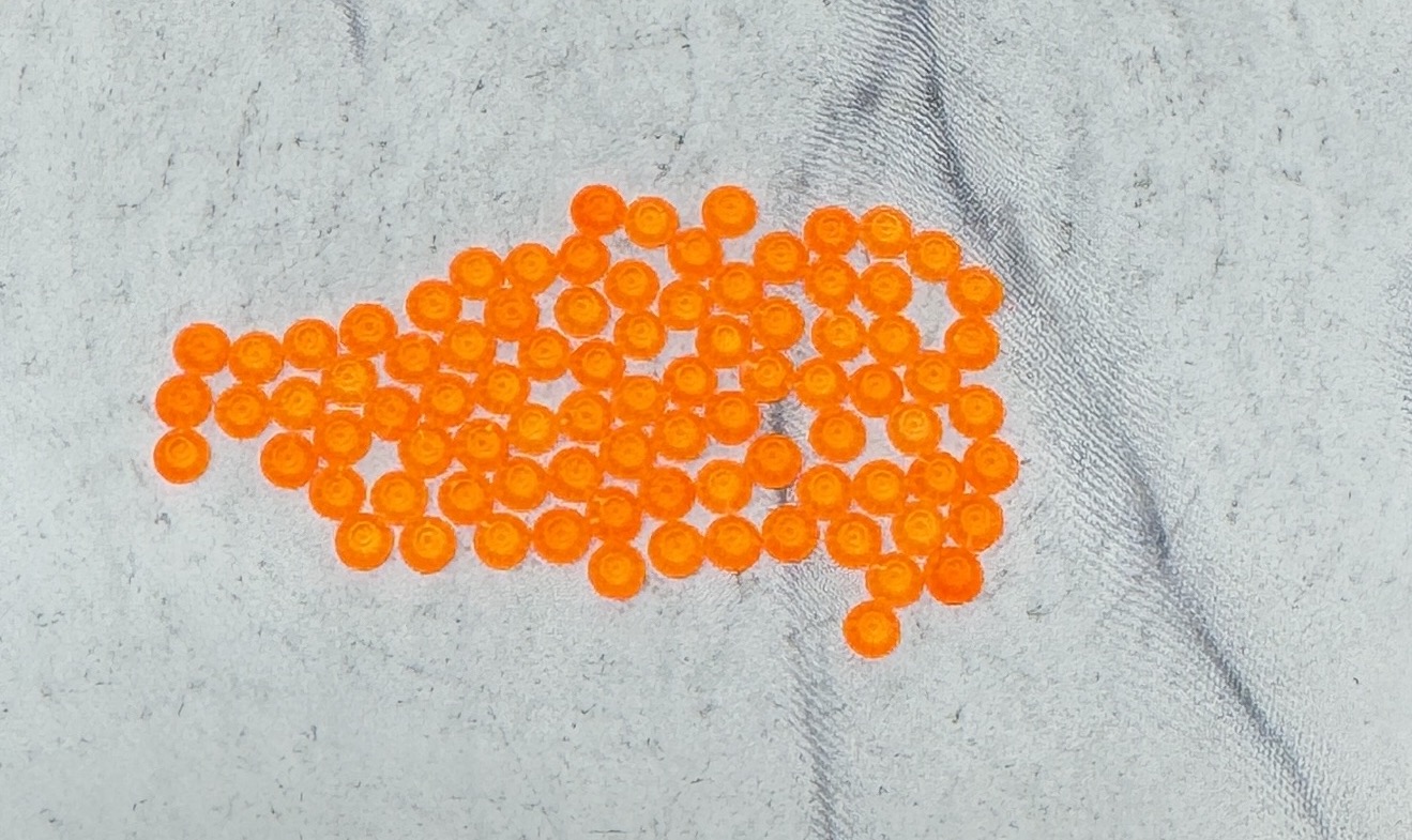 SS10 Flat Back Light Neon Orange Rhinestones