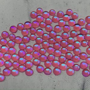 SS10 Flat Back Pink Mermaid Tears Rhinestones