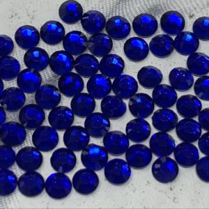 SS10 Flat Back Sapphire Rhinestones