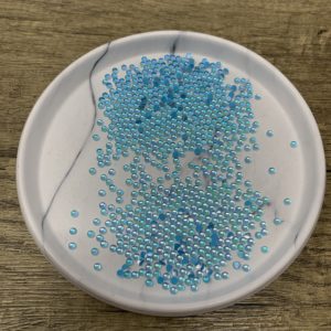 SS10 Flat Back Sky Blue Mermaid Tears Rhinestones