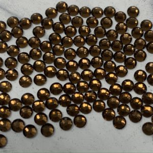 SS10 Flat Back Smoked Topaz Rhinestones