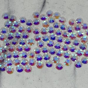 SS12 Flat Back Glass Clear AB Transparent Rhinestones