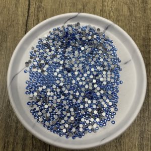 SS12 Flat Back Glass Lt. Sapphire Rhinestones