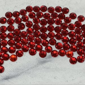 SS12 Flat Back Glass Lt. Siam Rhinestones