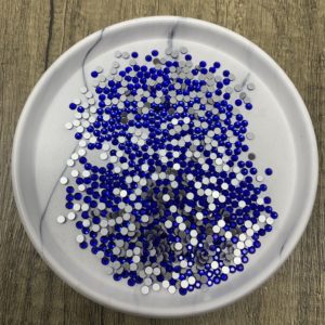 SS12 Flat Back Glass Sapphire Rhinestones