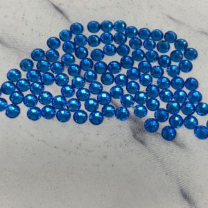 SS16 Flat Back Glass (Non Hot-fix) Rhinestones – Capri Blue