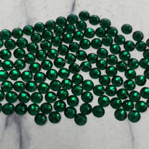 SS16 Flat Back Glass (Non Hot-fix) Rhinestones – Emerald