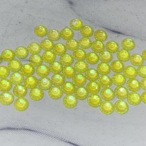 SS20 Flat Back Glass (Non Hot-fix) Rhinestones – Yellow Aurora