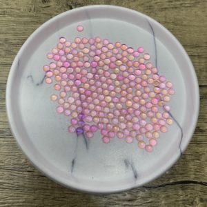 SS20 Flat Back Glass Rhinestones -Lt Pink Mermaid Tears