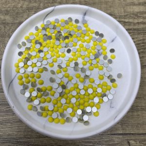 SS20 Flat Back Glass Rhinestones -Solid Yellow