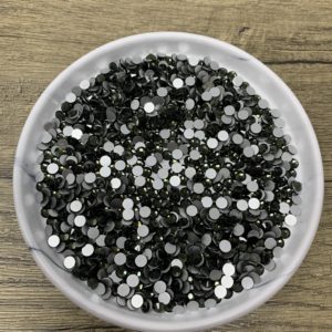 SS20 Flat Back Glass (Non Hot-fix) Rhinestones – Black Diamond