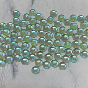 SS20 Flat Back Glass (Non Hot-fix) Rhinestones -Green Mermaid Tears