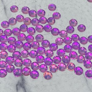 SS20 Flat Back Glass Rhinestones -Lavendar Fire Opal