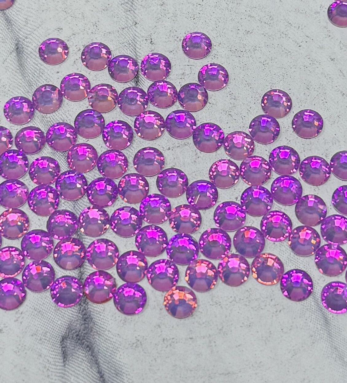 SS20 Flat Back Glass Rhinestones -Lavendar Fire Opal