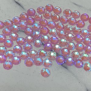 SS20 Flat Back Glass (Non Hot-fix) Rhinestones – Luminous Lt. Pink AB