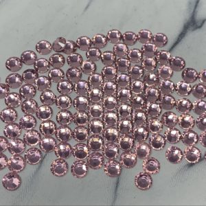 SS20 Flat Back Glass (Non Hot-fix) Rhinestones – Light Rose