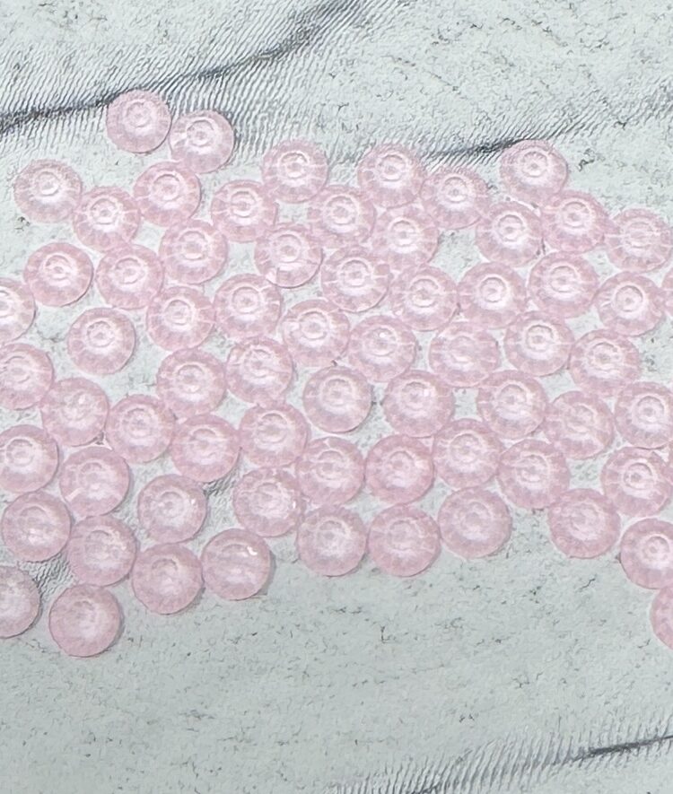 SS20 Flat Back Glass Rhinestones -Neon Baby Pink