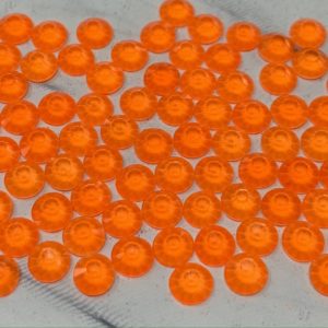 SS20 Flat Back Glass (Non Hot-fix) Rhinestones – Orange Neon