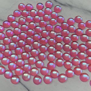 SS20 Flat Back Pink Mermaid Tears Rhinestones