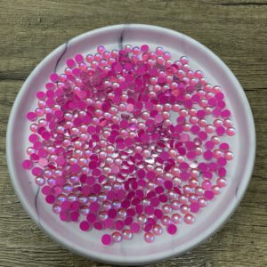 SS20 Flat Back Pink Mermaid Tears Rhinestones