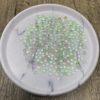 SS20 Flat Back Glass (Non Hot-fix) Rhinestones - Pink Wrap Green Aurora - Image 2