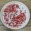 SS20 Flat Back Glass Rhinestones -Reddish One Plumeria - Image 2