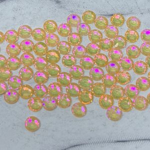 SS20 Flat Back Glass Rhinestones -Tangerine Fire Opal