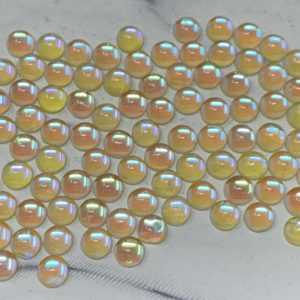 SS20 Flat Back Glass (Non Hot-fix) Rhinestones -Yellow Mermaid Tears