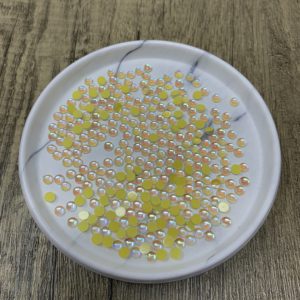 SS20 Flat Back Glass (Non Hot-fix) Rhinestones -Yellow Mermaid Tears